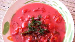 Barszcz ukraiński do II dania.